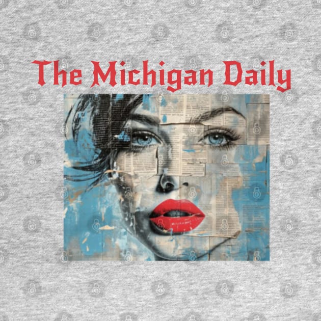 Michigan daily newspaper by designfurry 